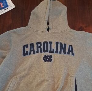 Champs Gray and Blue Collegiate Sweater